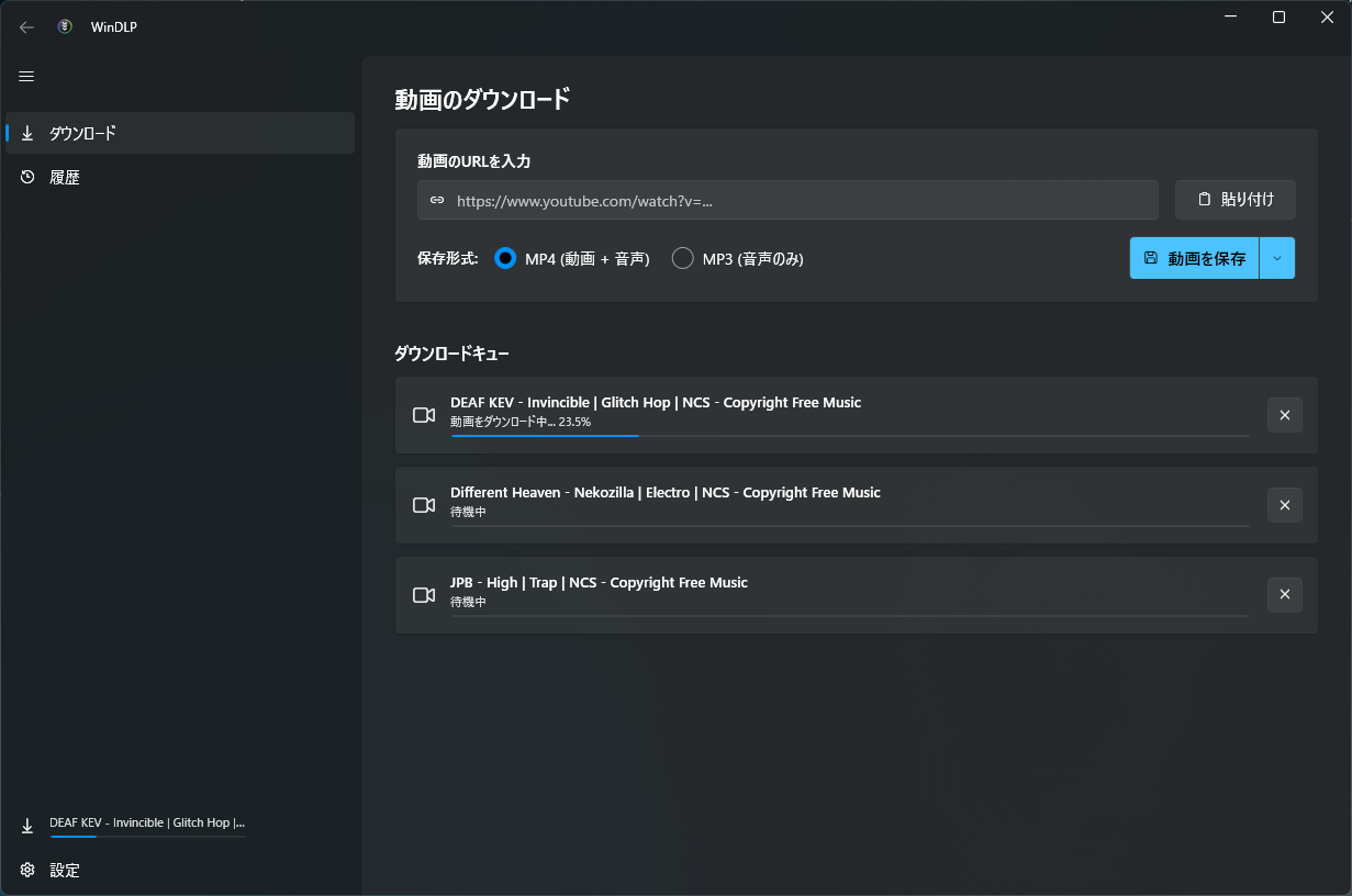 WinDLP UI Screenshot